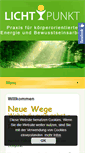Mobile Screenshot of lichtpunkt-praxis.de