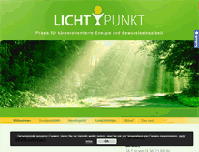 Tablet Screenshot of lichtpunkt-praxis.de